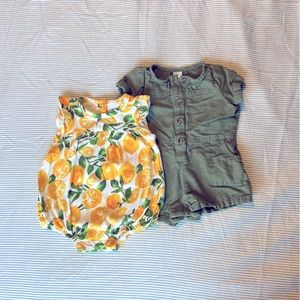 Old Navy 0-3 month infant romper set